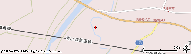 青森県東津軽郡平内町清水川股ノ木周辺の地図