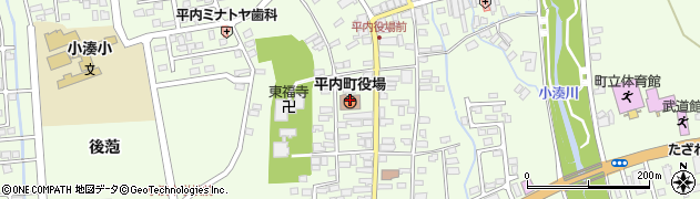 平内町役場議会　事務局周辺の地図