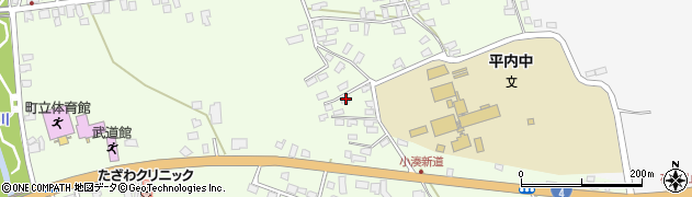 青森県東津軽郡平内町小湊新道70周辺の地図
