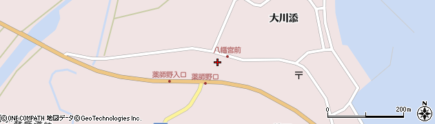 清水川八幡宮周辺の地図