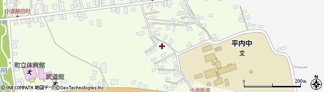 青森県東津軽郡平内町小湊新道72周辺の地図