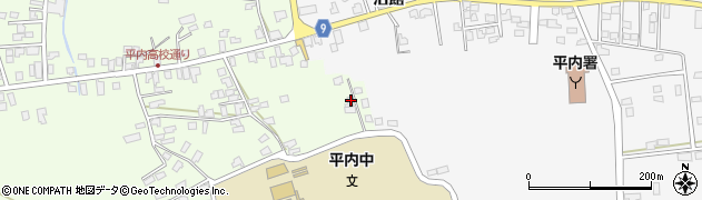 青森県東津軽郡平内町小湊新道62周辺の地図