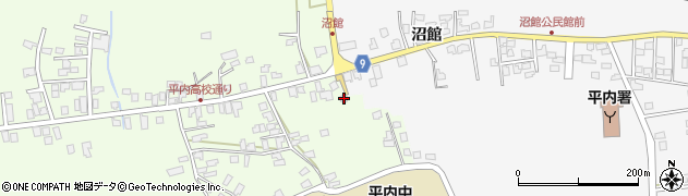 青森県東津軽郡平内町小湊新道1周辺の地図