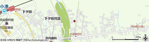 青森県平内町（東津軽郡）小湊（沼館）周辺の地図