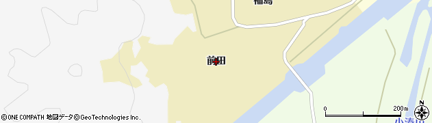 青森県平内町（東津軽郡）福島（前田）周辺の地図