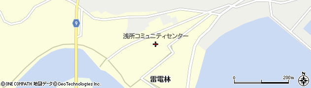浅所コミュニティセンター周辺の地図