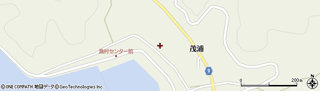 青森県平内町（東津軽郡）茂浦（茂浦）周辺の地図