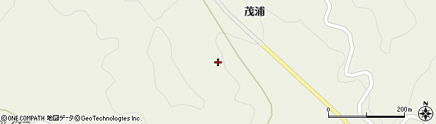 青森県平内町（東津軽郡）茂浦（浦田越）周辺の地図