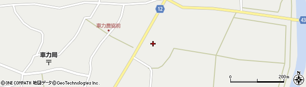 青森県つがる市車力町（北林）周辺の地図