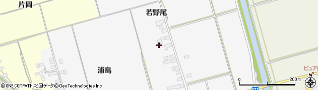 青森県中泊町（北津軽郡）福浦（若野尾）周辺の地図