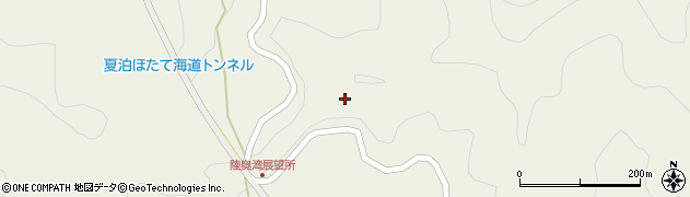 青森県平内町（東津軽郡）茂浦周辺の地図