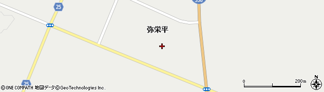 レストハウス弥栄平周辺の地図