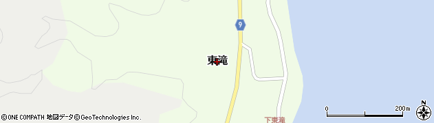 青森県平内町（東津軽郡）東滝周辺の地図