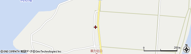 青森県つがる市車力町常磐周辺の地図