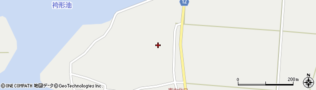 青森県つがる市車力町（左桜）周辺の地図