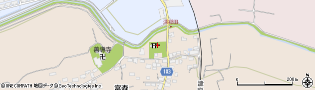 中里八幡宮周辺の地図