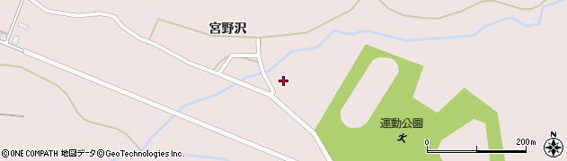 青森県中泊町（北津軽郡）宮野沢周辺の地図
