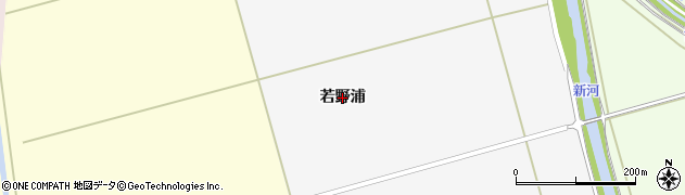 青森県中泊町（北津軽郡）福浦（若野浦）周辺の地図