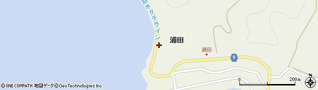 青森県平内町（東津軽郡）茂浦（九艘前）周辺の地図