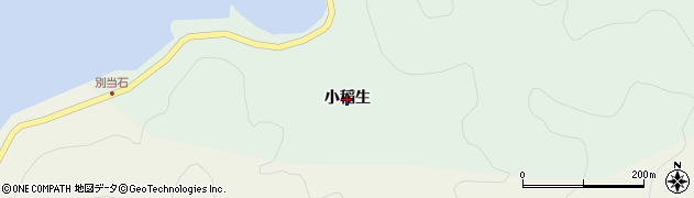 青森県平内町（東津軽郡）稲生（小稲生）周辺の地図