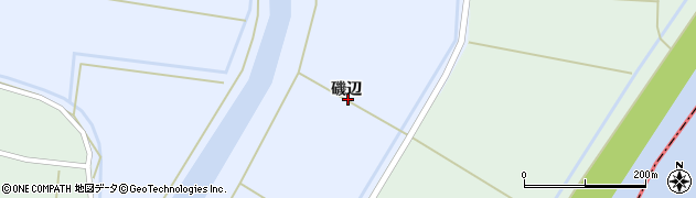 青森県つがる市富萢町（磯辺）周辺の地図