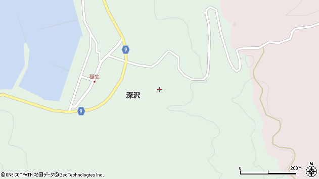 〒039-3382 青森県東津軽郡平内町稲生の地図