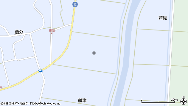 〒038-3301 青森県つがる市富萢町の地図