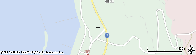 青森県平内町（東津軽郡）稲生（稲生）周辺の地図
