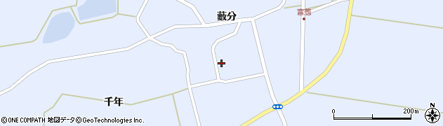 青森県つがる市富萢町藪分80周辺の地図
