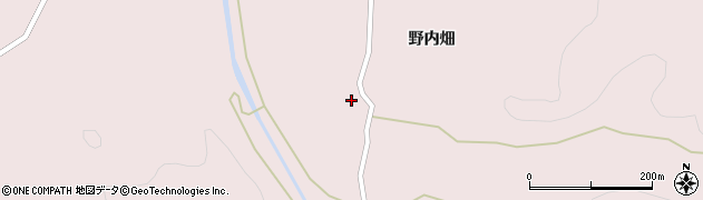 青森県平内町（東津軽郡）東田沢（野内畑前田）周辺の地図