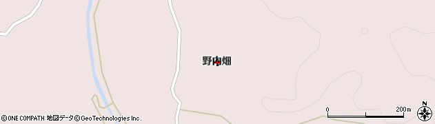 青森県東津軽郡平内町東田沢野内畑周辺の地図