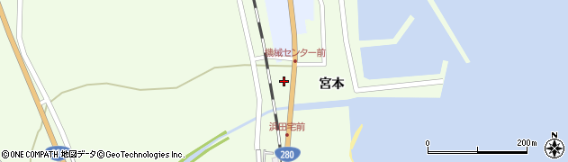 青森県東津軽郡蓬田村蓬田宮本周辺の地図