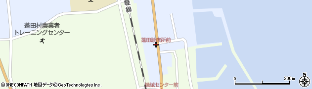 蓬田診療所前周辺の地図