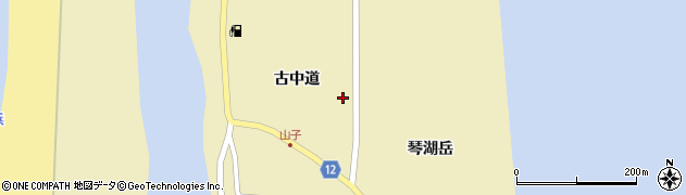 青森県五所川原市十三古中道29周辺の地図