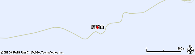 青森県中泊町（北津軽郡）今泉（唐崎山）周辺の地図
