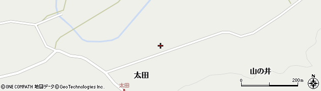 青森県五所川原市太田山の井周辺の地図