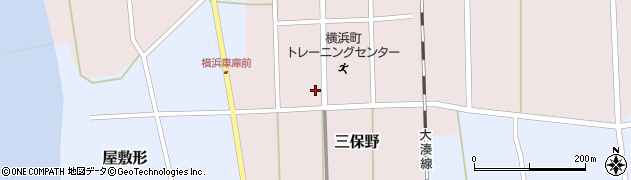 北部上北広域事務組合　横浜消防署周辺の地図