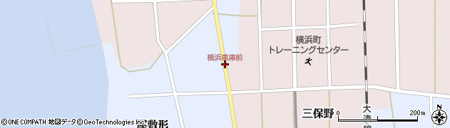 横浜車庫前周辺の地図