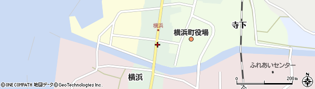 青森県横浜町（上北郡）横浜周辺の地図