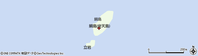 青森県むつ市脇野沢（鯛島）周辺の地図