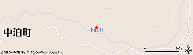 小泊川周辺の地図