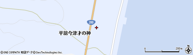 青森県外ヶ浜町（東津軽郡）平舘今津才の神周辺の地図