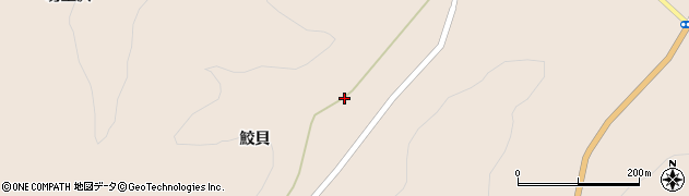 青森県中泊町（北津軽郡）小泊（鮫貝）周辺の地図