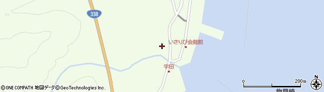 青森県東通村（下北郡）白糠（向流）周辺の地図