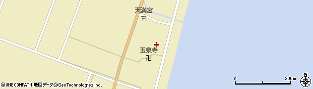 青森県外ヶ浜町（東津軽郡）平舘野田鳴川周辺の地図