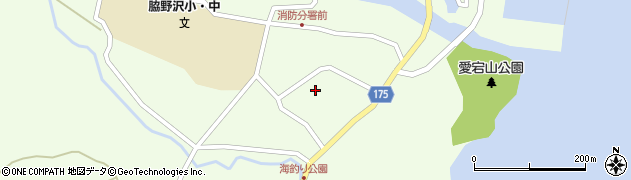 青森県むつ市脇野沢（瀬野川目）周辺の地図