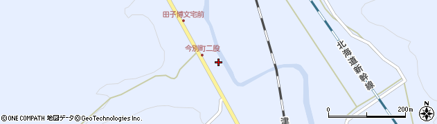 青森県今別町（東津軽郡）大川平（与次郎沢）周辺の地図