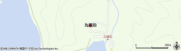 青森県むつ市脇野沢九艘泊周辺の地図