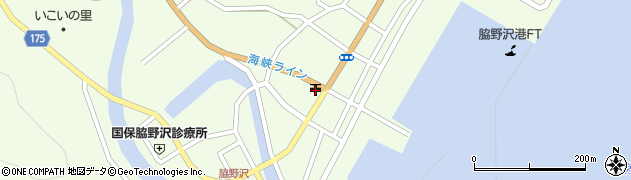 脇野沢郵便局 ＡＴＭ周辺の地図