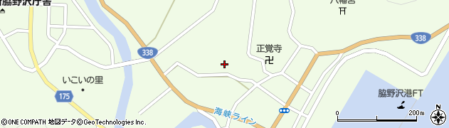 青森県むつ市脇野沢（桂沢）周辺の地図